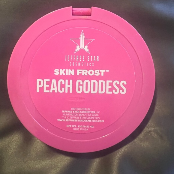 jeffree star cosmetics skin frost peach goddess highlighter makeup - Picture 3 of 4